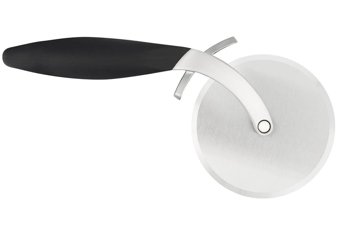 Roulette à pizza Microplane à double tranchant avec pique-pâte amovible