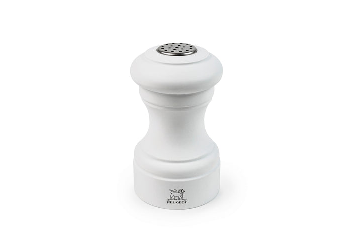 Salière Peugeot Bistro en bois de hêtre blanc mat 9cm