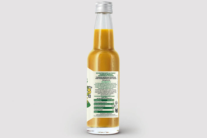 Sauce Martin Amazonia force 5/12 piment Trinidad et fruit de la passion 100g