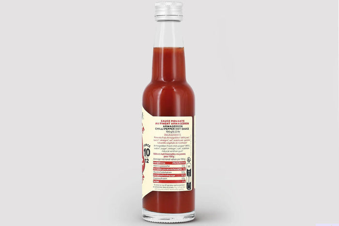 Sauce Martin Armageddon force 10/12 piment pur cru 100g