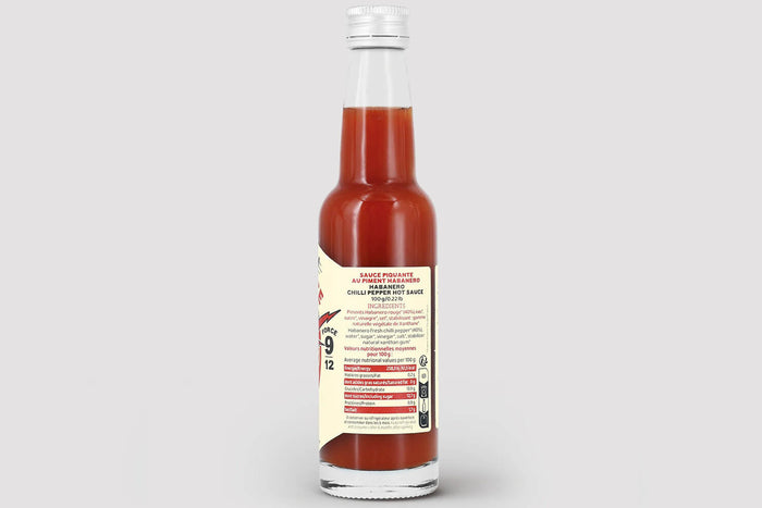 Sauce Martin Foudre force 9/12 piment Habanero 100g
