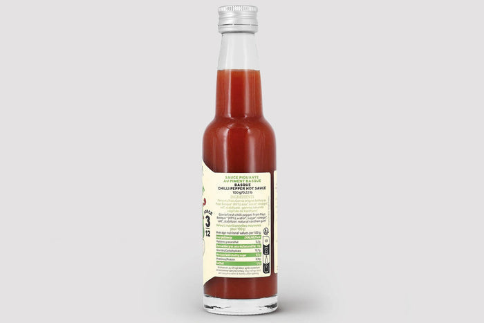 Sauce Martin Hegoa force 3/12 piment Gorria 100g