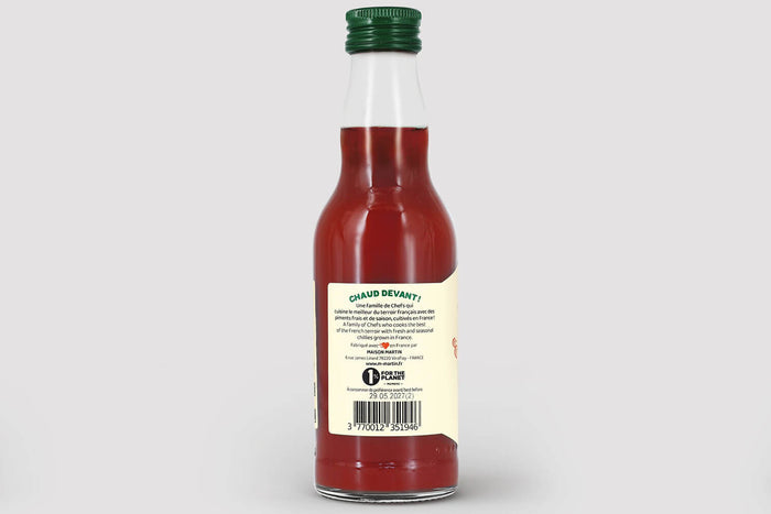 Sauce Martin Sriracha XXL force 4/12 piments rouges 200g