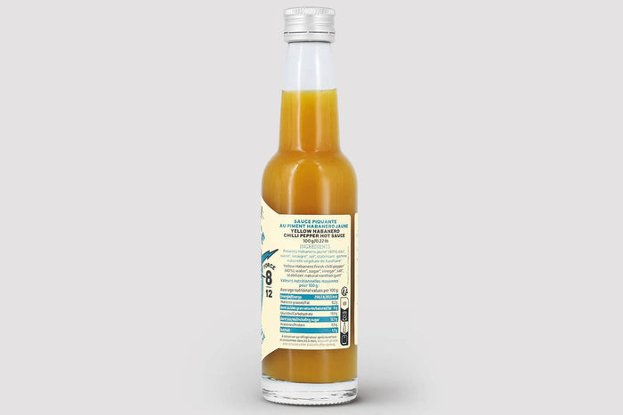 Sauce Martin Tonnerre force 8/12 piment Habanero jaune 100g