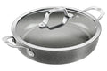 Sauteuse antiadhésive Ballarini Salina 28cm 2 poignées et couvercle en verre