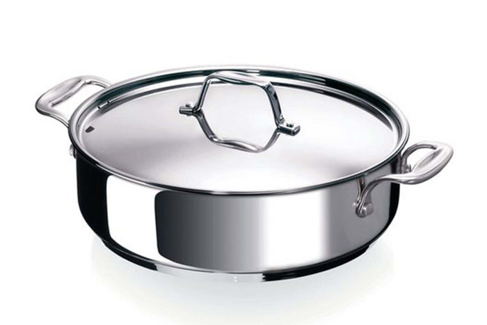 Sauteuse Beka Chef en inox avec couvercle 28cm