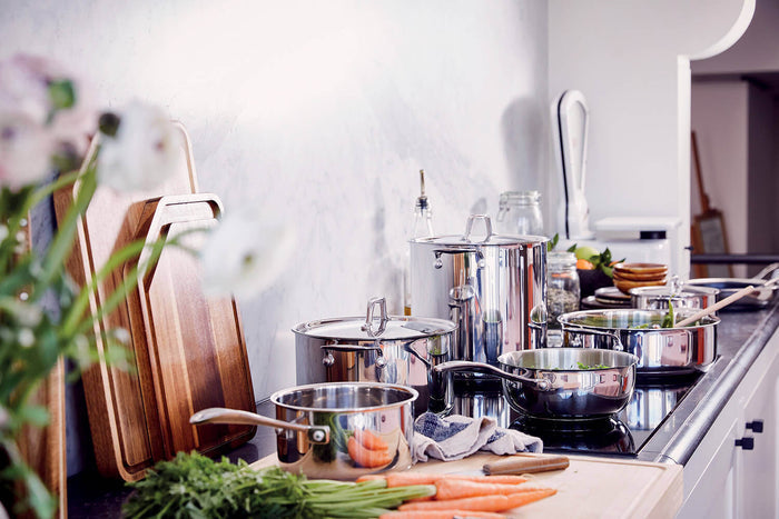 Sauteuse Beka Chef en inox avec couvercle 28cm