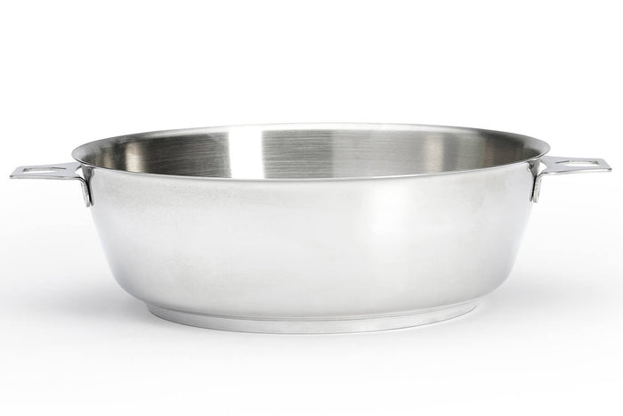Sauteuse bombée De Buyer Milady Twisty 24cm en acier inoxydable