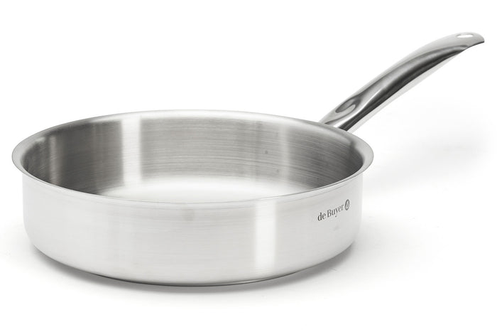 Sauteuse droite De Buyer Prim'Appety en inox - 24cm
