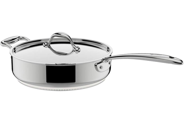 Sauteuse Lagostina Accademia Lagofusion® 26cm en acier inoxydable 18/10 + couvercle