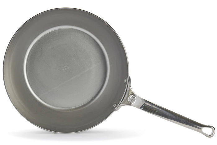 Sauteuse paysanne De Buyer Mineral B Pro 28cm en acier et poignée en fonte d'inox