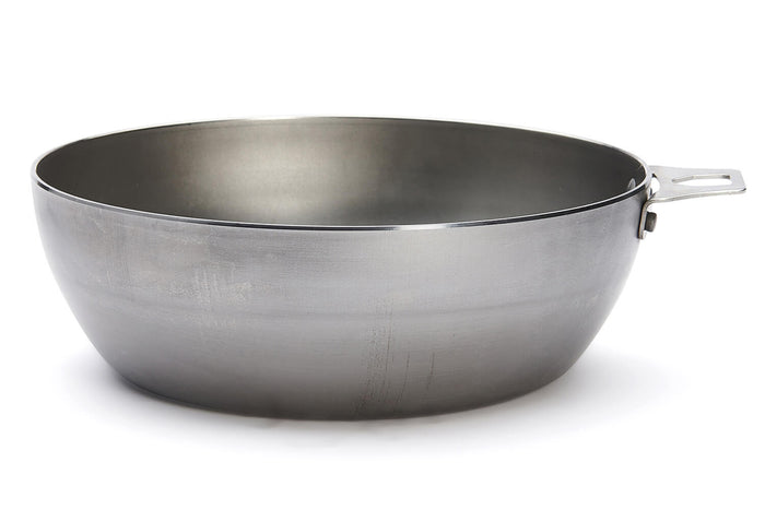 Sauteuse paysanne De Buyer Mineral B Twisty 24cm en acier
