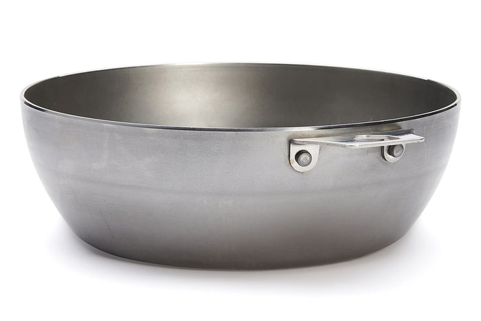 Sauteuse paysanne De Buyer Mineral B Twisty 24cm en acier