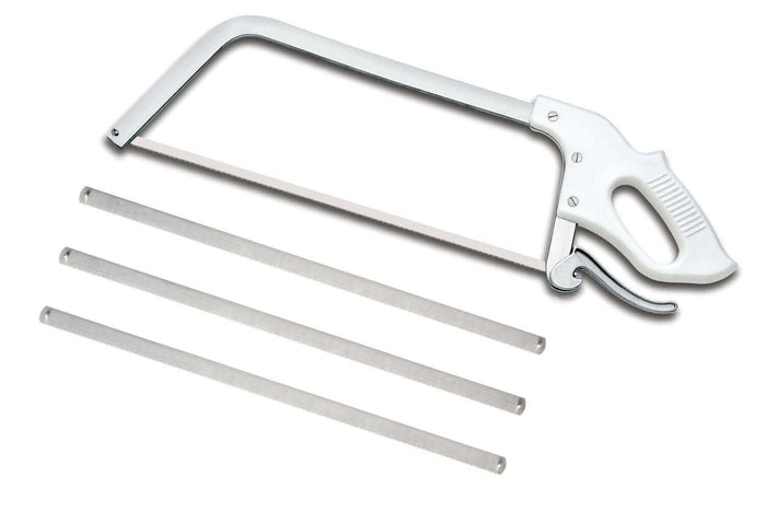 Scie de boucher américaine Bargoin 45 cm + 3 lames de rechange dont 1 offerte