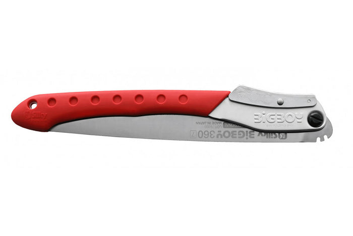 Scie pliante d'élagage Silky Bigboy 354-36 lame droite manche caoutchouc rouge 40,5cm