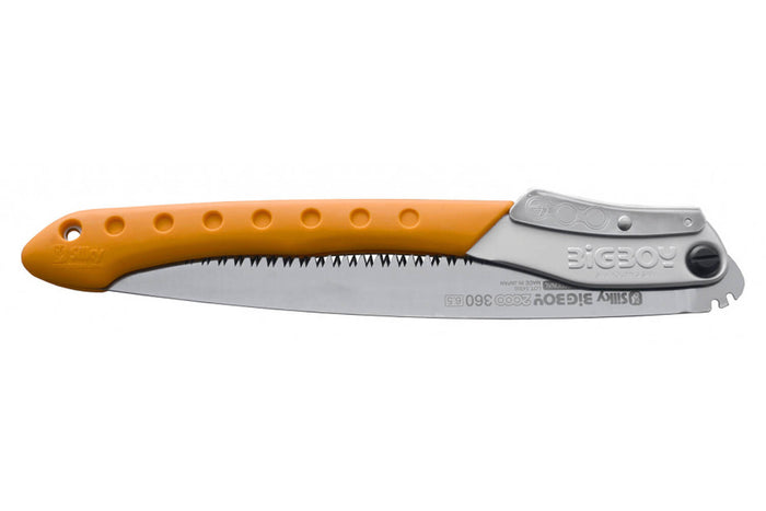 Scie pliante d'élagage Silky Bigboy 356-36 lame droite manche caoutchouc orange 39,5cm