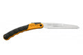 Scie pliante d'élagage Silky F180 141-18 lame droite manche caoutchouc bicolore noir/orange 14cm