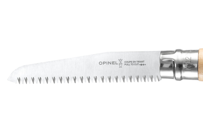 Scie pliante Opinel n°12 lame 12cm manche en hêtre
