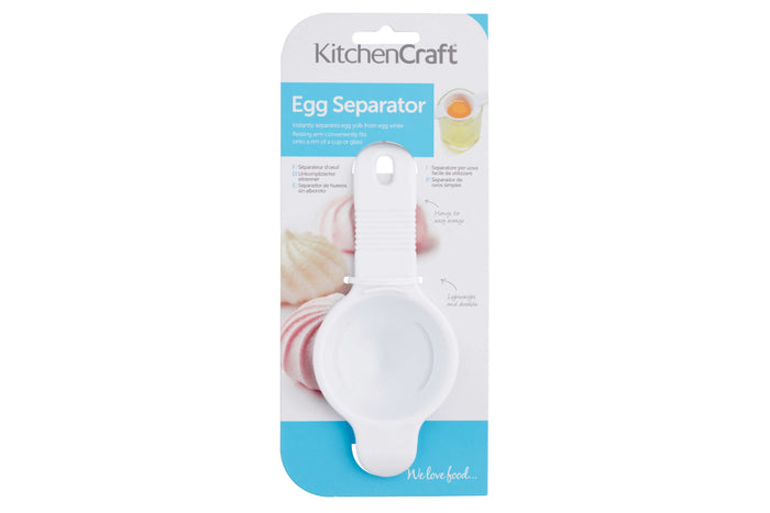 Séparateur d'oeuf KitchenCraft en polymère blanc