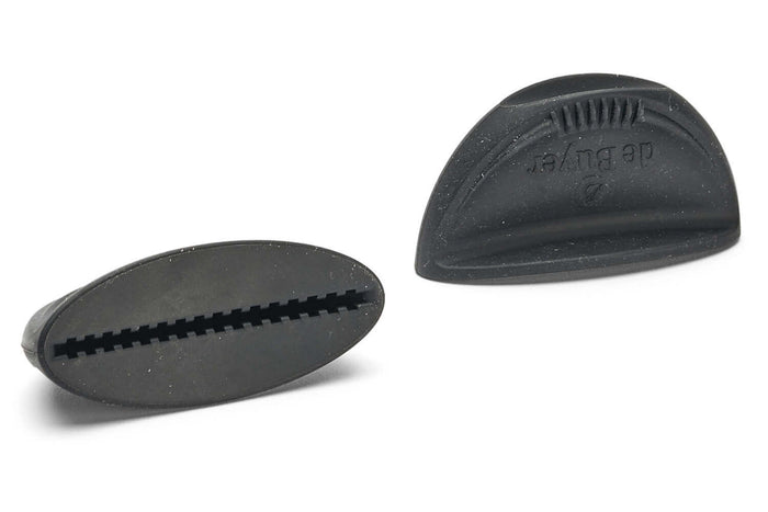 Set 2 anses amovibles De Buyer Twisty en silicone noir