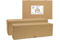 Set 2 boîtes pour cake/bûche Scrapcooking en carton kraft - 35x11x11cm
