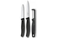 Set 2 couteaux + 1 éplucheur Victorinox SwissClassic noir
