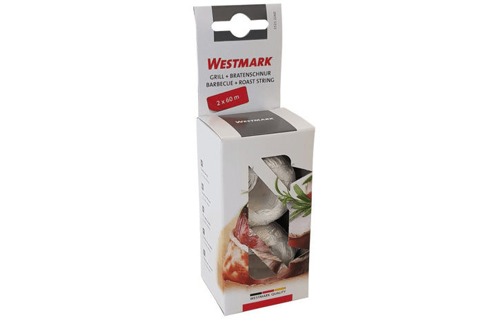 Set 2 rouleaux de ficelle de rôti blanc Westmark en polyester 60m