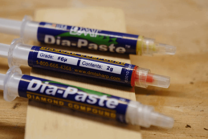 Set 3 seringues de pâte à polir diamantée DMT Dia-Paste 1, 3 et 6 microns