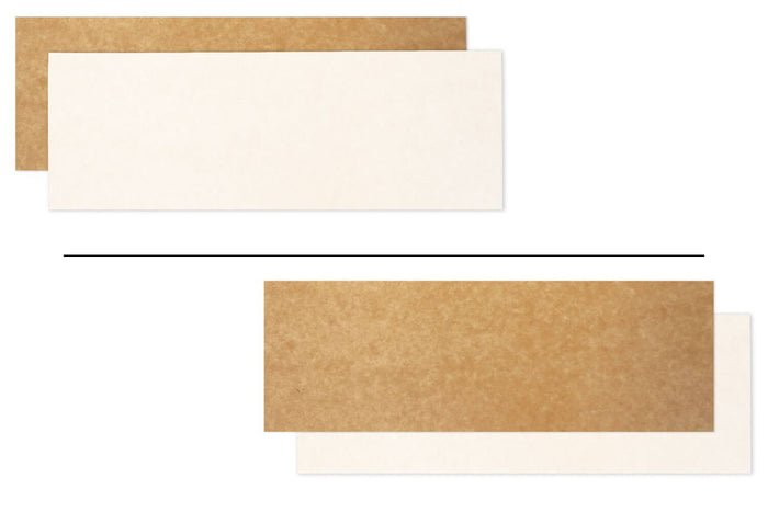 Set 5 supports à bûches/cakes Scrapcooking 10x30cm en carton kraft