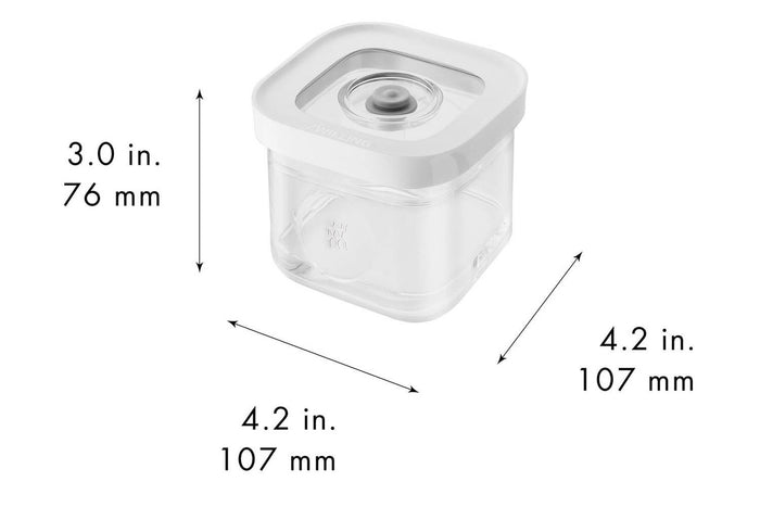 Set 6 pièces Zwilling Fresh & Save Cube taille S 4 boîtes + 1 insert + 1 marqueur