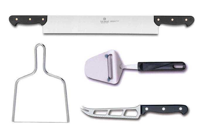 Set complet de 4 couteaux à fromage professionnels