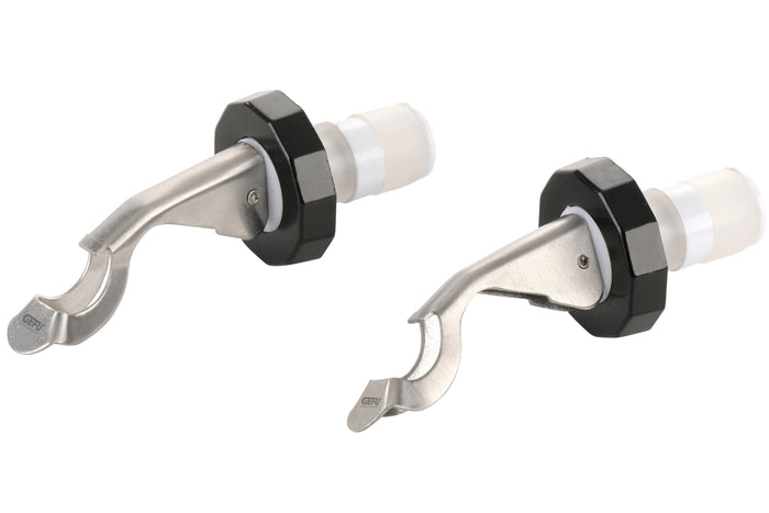 Set de 2 bouchons de bouteille Gefu Botelo en acier inox et polymère