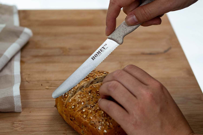 Set de 2 couteaux de cuisine universels Homey's Mölti VITT lame crantée 11cm