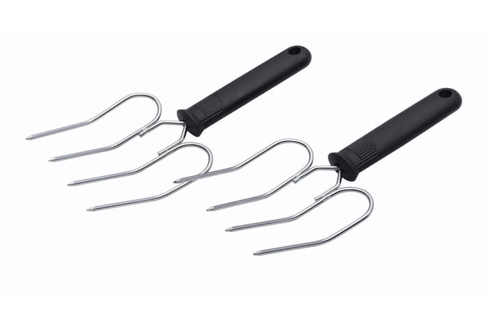 Set de 2 fourchettes à viande et volaille KitchenCraft en acier inoxydable