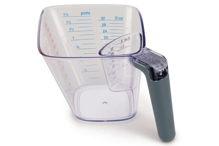 Set de 2 pichets doseurs Joseph Joseph Align avec unités de mesure