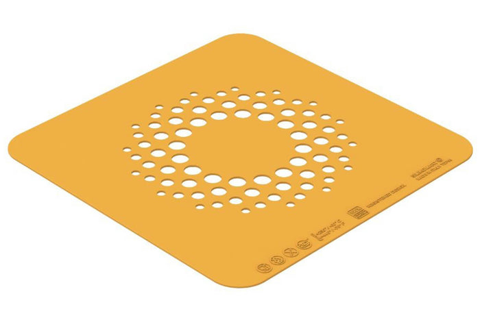 Set de 2 pochoirs en silicone professionnel Silikomart Naturae Galaxie Ø10,8cm