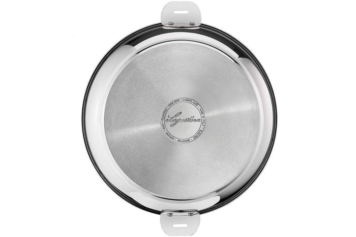 Set de 2 poêles Lagostina Salvaspazio+ 24 et 28cm avec poignée amovible