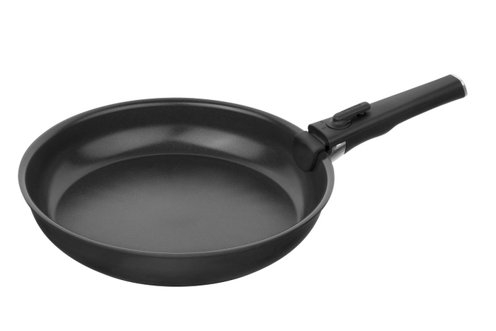 Set de 2 poêles Zwilling Unlock Ceraforme® Titanium en aluminium 24 et 28cm + 1 poignée amovible