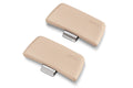 Set de 2 poignées amovibles Beka Evolution en bakélite - Beige