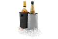 Set de 2 refroidisseurs à vin Pulltex noir et gris réversibles
