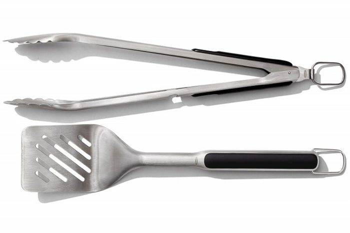 Set de 2 ustensiles pour barbecue OXO - Spatule et pince