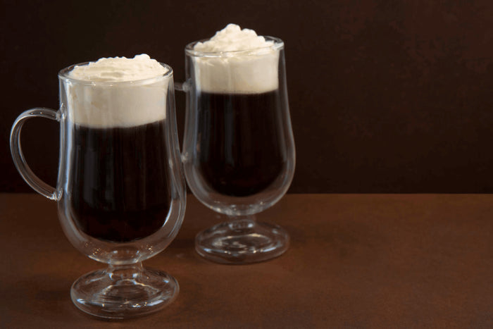 Set de 2 verres à café irlandais La Cafetière en verre borosilicate double paroi 275ml