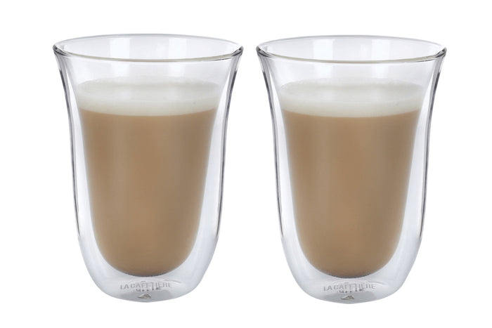 Set de 2 verres à latte La Cafetière Jack en verre borosilicate double paroi 270ml