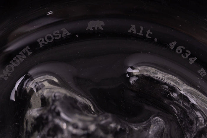 Set de 2 verres à spiritueux Alaskan Maker Topographic Tre Cime & Mont Rosa en verre cristallin