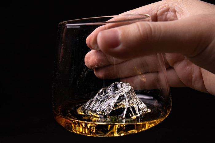Set de 2 verres à spiritueux Alaskan Maker Topographic Zugspitze & Watzmann en verre cristallin
