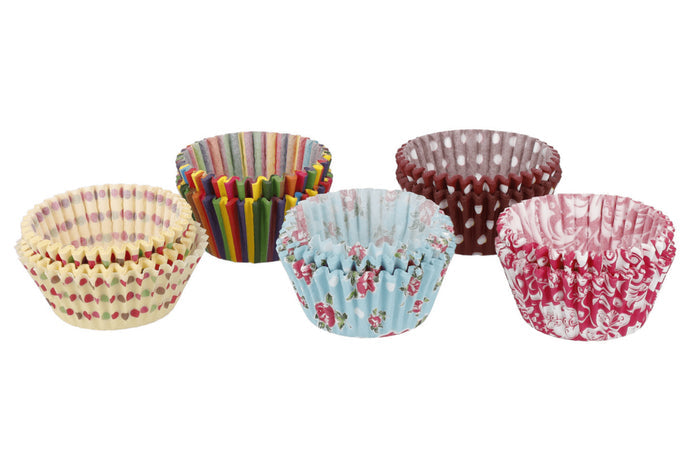 Set de 250 caissettes à cupcakes ou muffins KitchenCraft Sweetly Does It en papier multicolore