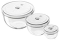 Set de 3 bols sous vide Zwilling Fresh & Save en verre borosilicate avec couvercle
