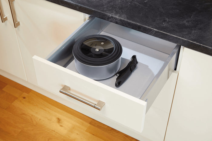 Set de 3 casseroles antiadhésives MasterClass Smart Space compatible tous feux