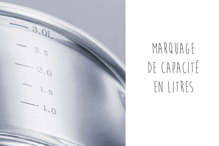 Set de 3 casseroles Beka Chef en inox 16, 18 et 20cm