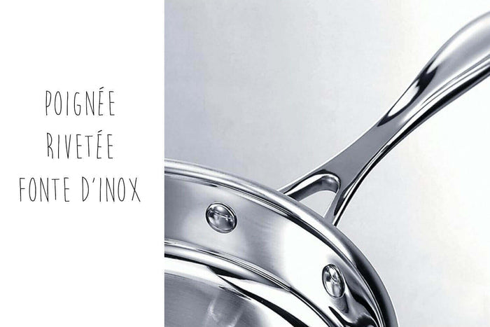 Set de 3 casseroles Beka Chef en inox 16, 18 et 20cm